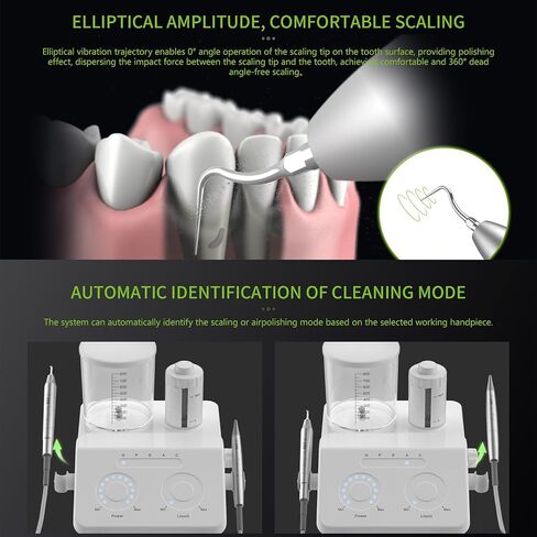 Dental Ultrasonic Periodontal Therapy System Scaler/Air Flow Teech Polisher/ 2 in 1 Scaler+Air Polisher for Lab and Dental Veterinary Clinic in Kuwait
