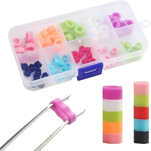 Dental Code Ring 100Pcs Dental Elastic Instrument Labels Orthodontic Silicone Ring Multi- Color Autoclavable 100Pcs Mix Large Small (Large Size 6mm Small Size 4mm) in Kuwait