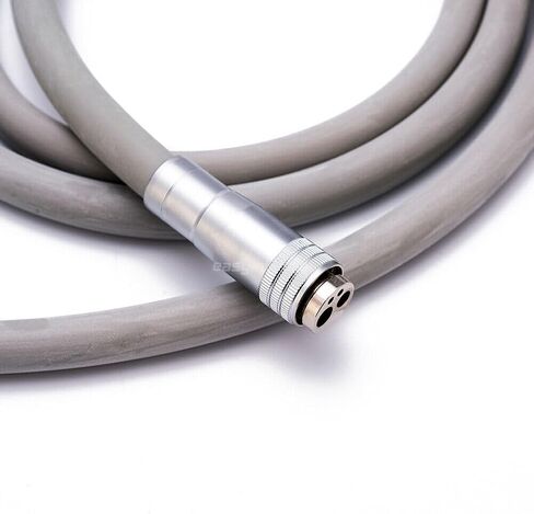 Dental Silicone Handpiece Tubing with 2/4 Holes Flexible Durable Air Turbine Hose Connector for High/Low Speed Dental Handpieces (2 Holes) in Kuwait