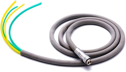 Dental Silicone Handpiece Tubing with 2/4 Holes Flexible Durable Air Turbine Hose Connector for High/Low Speed Dental Handpieces (2 Holes) in Kuwait