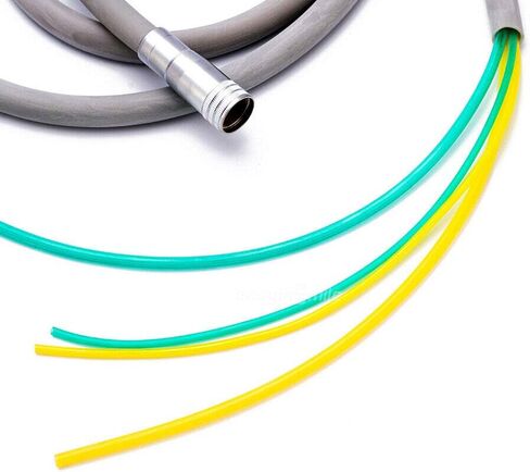 Dental Silicone Handpiece Tubing with 2/4 Holes Flexible Durable Air Turbine Hose Connector for High/Low Speed Dental Handpieces (2 Holes) in Kuwait