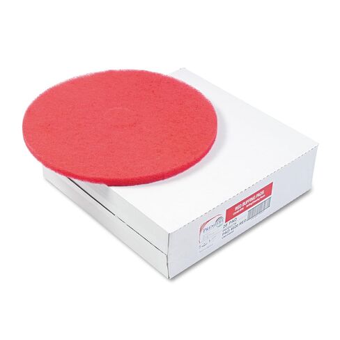 Boardwalk 4020RED Standard Floor Pads, 20" Diameter, Red (Case of 5) in Kuwait