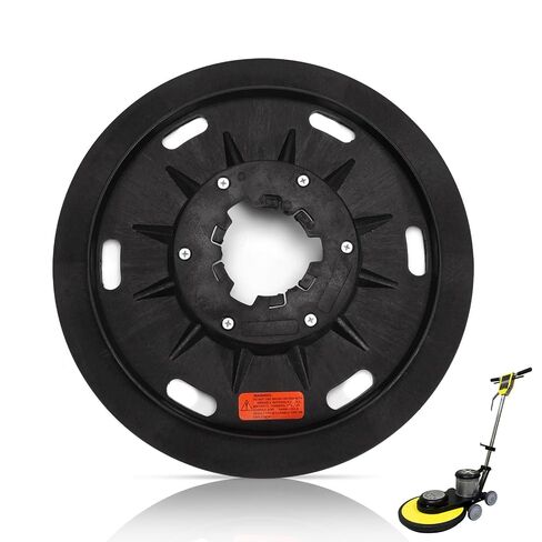 16" Floor Buffer Pad Driver Holder Attachment with 2 Inch Built-in Riser Fits for 17" Floor Buffers Scrubbers, with Shower Feed Holes 5 Inch Center Hole, Universal Pad Holder Attachment in Kuwait