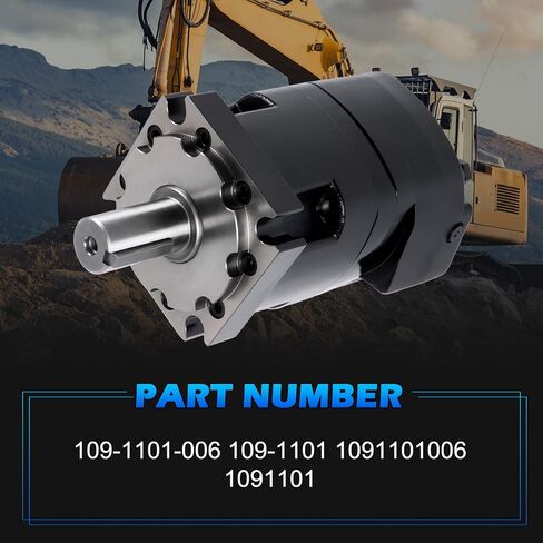 109-1101-006 | Hydraulic Motor | Replacement for Eaton Char-Lynn 4000 Series | 7.90 cu in/rev | 4 Bolt SAE B Mounting Flange | 1-1/4 in. Straight Keyed Shaft | 1-1/16-12 St.THD. O-Ring Ports in Kuwait