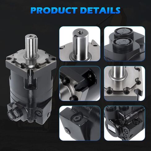 109-1101-006 | Hydraulic Motor | Replacement for Eaton Char-Lynn 4000 Series | 7.90 cu in/rev | 4 Bolt SAE B Mounting Flange | 1-1/4 in. Straight Keyed Shaft | 1-1/16-12 St.THD. O-Ring Ports in Kuwait