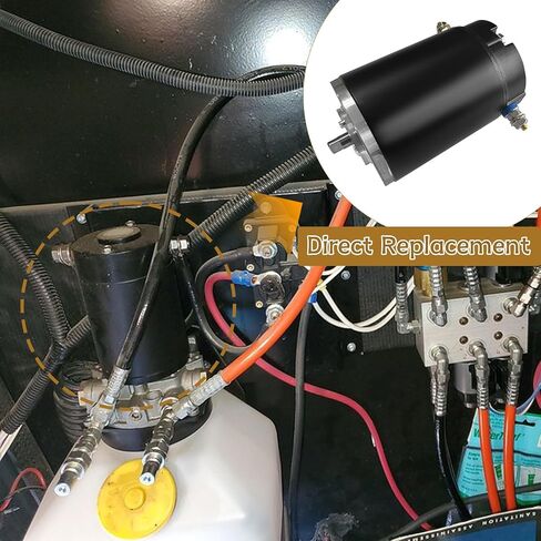 167576 Hydraulic Slide Out Pump Motor Compatible with Lippert Components Leveling System, 12V 1HP Bi-rotational Hydraulic Pump Motor Replace# 15-167576 414018 F000MM0809 15167576 045-167567 in Kuwait