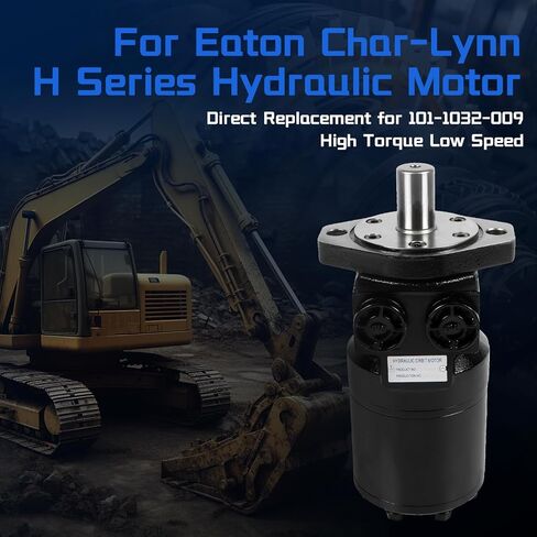 101-1032-009 Hydraulic Motor Replacement for Char-Lynn H Series, 152 RPM 3602 lb-in High Torque Low Speed Orbital Motor for Construction Agriculture Mining in Kuwait