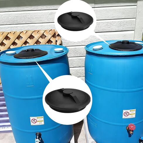 Hortsun 8" Threaded Vented Lid and Ring Replacement for Sprayers and Agricultural Tanks Chemical-Resistant Secure Leak-Free Fit Tank Accessories in Kuwait