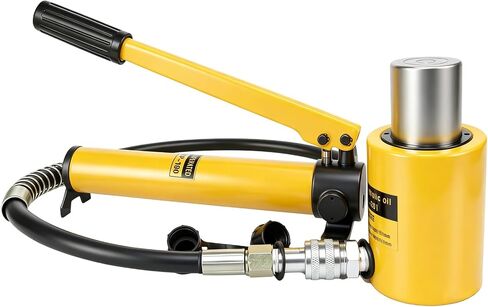 20 Ton Hydraulic Cylinder Jack, Heavy Duty 2 Inch Stroke Porta Power Ram with Hand Pump, Single Acting Lifting Cylinder for Machinery, Construction, Repair in Kuwait