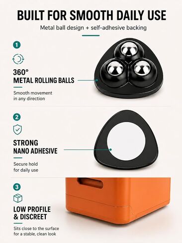 8 Pcs Appliance Caster - Appliance Slider, 360° Swivel Mini Ball Appliance Rollers for Kitchen Appliances, Sticky Universal Wheels for Air Fryer, Coffee Maker, Stand Mixer in Kuwait