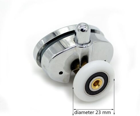 Set of 4 New Oval Singel Wheel Shower Door Rollers 23mm in Kuwait