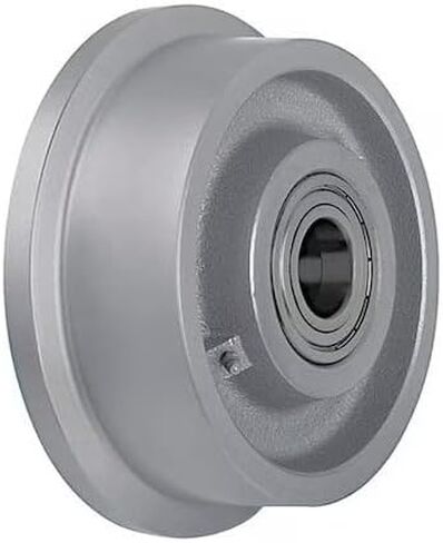 Single Flange Track Wheel, 3" Wheel Dia, 1540 Lb Load Rating, Cast Iron, Spoke Design in Saudi Arabia
