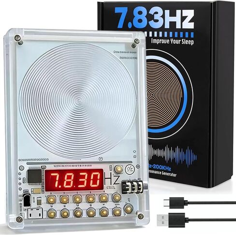 0.01Hz–1000kHz Adjustable Frequency Generator for Healing – Schumann Resonance 7.83Hz Sine Wave Signal Generator with Acrylic Case, Ultra Low Frequency Generator in Kuwait