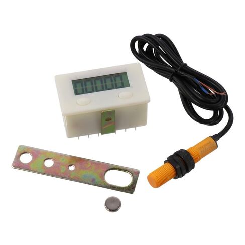 5 Digit Plastic Automatic Sensing Counter Proximity Switch Sensor Loop Counter 0-99999 Counter in Kuwait