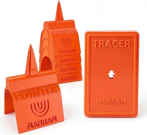 Drywall Outlet Marker Set of 5 - Drywall Electrical Box Locator & Tracer Tool, Outlet Marker for Drywall Installation, Professional Drywall Tool for Accurate Cutouts in Kuwait