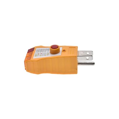 ZOER Grounding Tester with GFCI, Outlet Circuit Tester for Grounding Products,Circuit Tester for Electrical Assessment, Receptacle Socket Tester for Proper Wiring (Yellow) in Kuwait