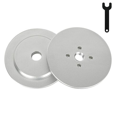 Self-Tightening Safety Flange Airway Buffing & Polishing Wheels, Quick Centering Insertable Safety Flange Kit, Fits 5/8" -11 Thread Adapters and Airway Buffs with 3" Center Plates in Kuwait