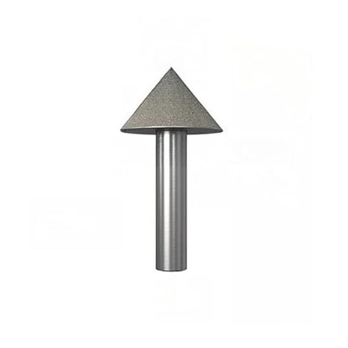 120# Grit Diamond Grinding Head, 90 Degree Chamfer Cone for Cutting Machining, Round Shank Accessory(30mm) in Kuwait