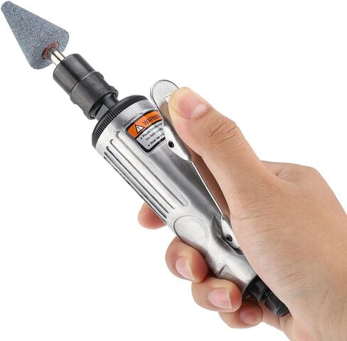 16Pcs Air Die Grinder Kit, Pneumatic Grinding Tool Polishing Engraving, 1/4inch, 1/8inch Chuck, Lightweight Aluminum Alloy, Ergonomic Design, for Most Grinding and Polishing Needs in Kuwait