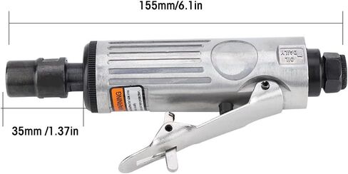 16Pcs Air Die Grinder Kit, Pneumatic Grinding Tool Polishing Engraving, 1/4inch, 1/8inch Chuck, Lightweight Aluminum Alloy, Ergonomic Design, for Most Grinding and Polishing Needs in Kuwait