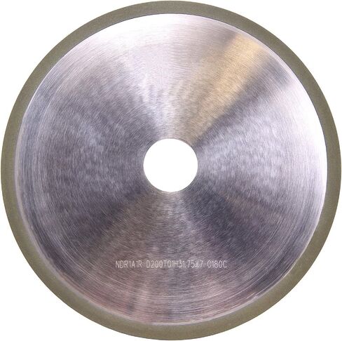 MaxTool 8" 1A1R Diamond Cut-Off Wheel; Bore 1.25" Width 2mm (0.08") Grit180 Resin Bond Abrasive/Grind Machine Wheels for cutting off carbide rods in Kuwait