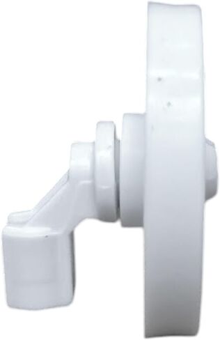 8 Pack Dishwasher Lower Rack Roller Wheel with Clip - Replacement Part #154174501A, 154174501, 1-3/4" Diameter, White, Fit for Compatible Dishwashers in Kuwait