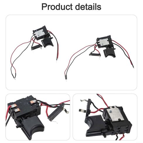 Push Button Trigger Switch with Dustproof Control for Electric Drills 7 2 24V Compatible with Various Models for Replacement in Kuwait