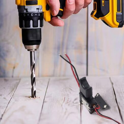 Push Button Trigger Switch with Dustproof Control for Electric Drills 7 2 24V Compatible with Various Models for Replacement in Kuwait