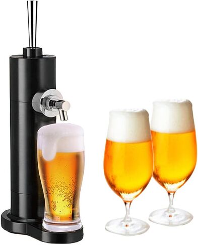 Draft Pour Beer Dispenser,Canned Beer Draft System,Beer Foam Maker,Mini Kegerator,Beer Can Tap,Converts Any Can Into Draft for Beer Bars,Family, Father's Day, Black in Kuwait