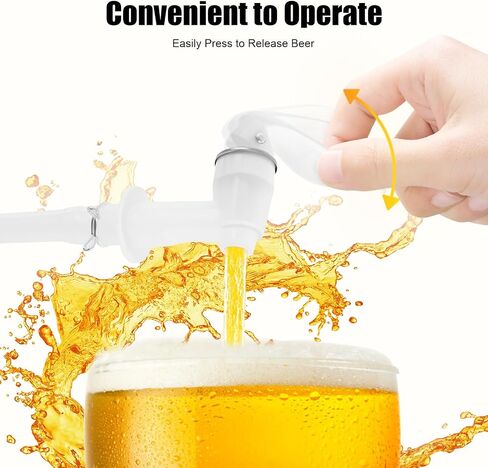 Portable Beer & Drink Dispenser, Dual Tank Backpack Dispenser with 3L+3L Dual Barrel & Hand Pressure Pump for Party, Club, Bar, Outdoor Events in Saudi Arabia