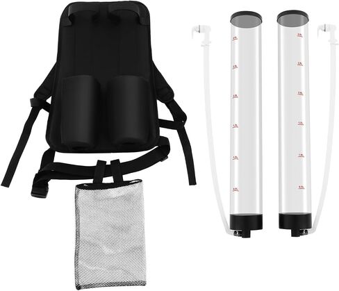 Portable Beer & Drink Dispenser, Dual Tank Backpack Dispenser with 3L+3L Dual Barrel & Hand Pressure Pump for Party, Club, Bar, Outdoor Events in Saudi Arabia