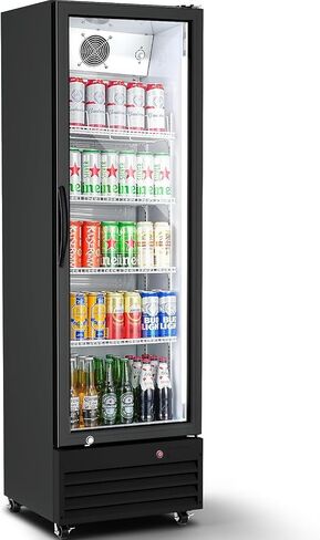 BODEGA BODEGACOOLER Commercial Bar Cooler With 3 Glass Doors,11.4 Cu.Ft Under Counter Beverage Refrigerator,Back Bar Refrigerator,Commercial Display Drink Fridge,LED Lighting Beer Wine Soda Drinks in Kuwait