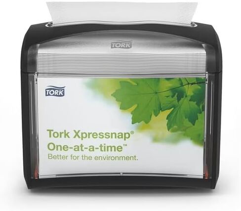 Tork Xpressnap Napkin Dispenser Black, N4 Compatible, Signature Range in Kuwait