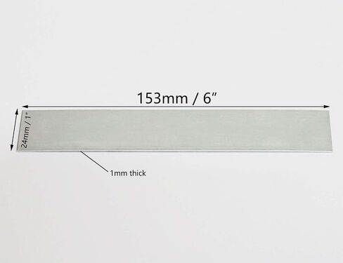 10pcs 6“x1“x0.04 Anode 99.99% Pure Zinc Zn Sheet Plate Metal Foil for Science Lab in Kuwait