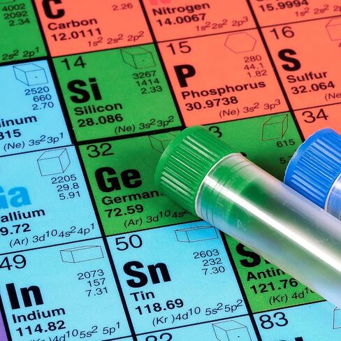 PATIKIL 10 Grams Weight Indium Metal Chunks, 99.995% High Purity Indium Block with Storage Case for Teacher Science Lover Collection Research Purposes in Kuwait