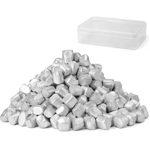 1LB High Purity 99.6% Aluminum Pellets & Block, Raw Aluminum Ingot for Metal Casting, Melting & DIY Projects, Compatible with Metal Casting Kit (Weight-1LB) in Kuwait