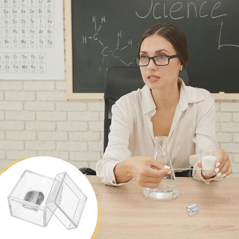 PATIKIL 10 Grams Weight Indium Metal Chunks, 99.995% High Purity Indium Block with Storage Case for Teacher Science Lover Collection Research Purposes in Kuwait