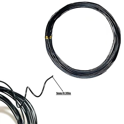 Bonsai Aluminum Wire 250G Oxidized, Flexible Metal Craft Wire for Training, Shaping & Floral Crafting​ in Kuwait