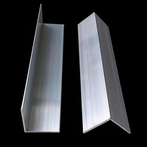4 PCS 36" Length Aluminum Angle Stock,3/4" x 3/4" x 1/16" Angle Aluminum 6063,Angle Iron Stock for Railings,Window Frames,Roofs,Corner Guards (90 Degree Angled Aluminum Extrusion) in Kuwait