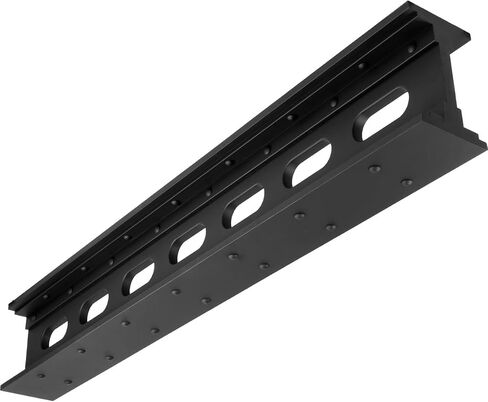 ForgeCraft Industrial Faux Steel Cellular "I" Beam, 7 1/4"W x 11 1/2"H x 96"L, Factory Painted Black in Kuwait