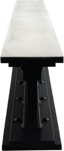 ForgeCraft Industrial Faux Steel Cellular "I" Beam, 7 1/4"W x 11 1/2"H x 96"L, Factory Painted Black in Kuwait