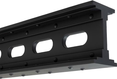 ForgeCraft Industrial Faux Steel Cellular "I" Beam, 7 1/4"W x 11 1/2"H x 96"L, Factory Painted Black in Kuwait