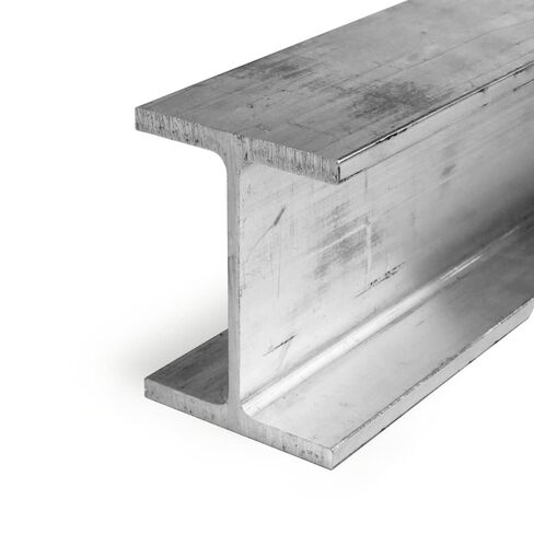 6061 شعاع I من الألومنيوم، تشطيب غير مصقول (مطحنة)، مقذوف، T6-Temper، ASTM B221، طول ساق متساوي، زوايا مربعة، أطوال أرجل 5 بوصات، عرض 8 بوصات، سمك الجدار 0.35 بوصة، طول 12 بوصة، OnlineMetals in Kuwait