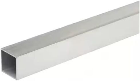 6063 Aluminum Square Tube, 1 in Outside Square x 6 Ft Long, 0.065 in Wall Thickness - Mill Finish Structural Square Tubing in Kuwait