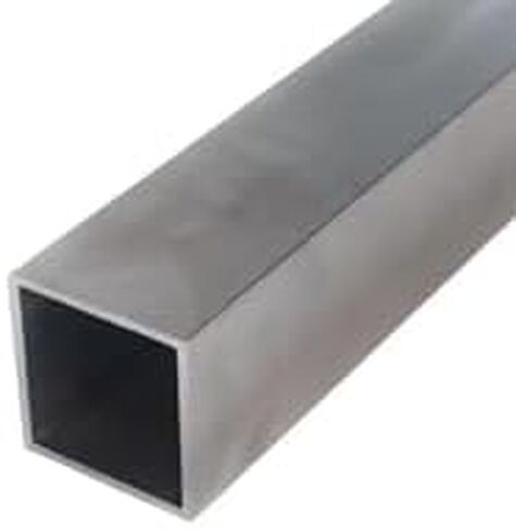 6063 Aluminum Square Tube, 1 in Outside Square x 6 Ft Long, 0.065 in Wall Thickness - Mill Finish Structural Square Tubing in Kuwait