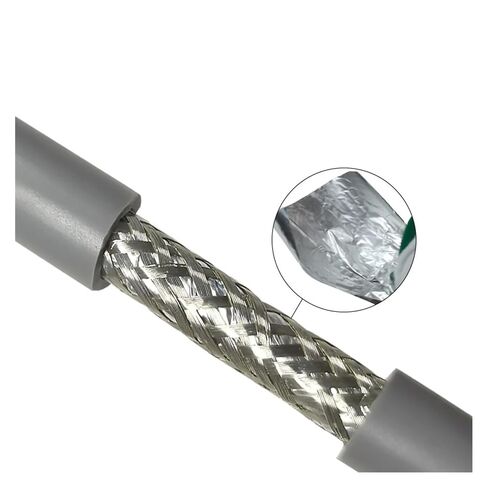 10 20 30 50M TRVVP Heat-Resistant Wire 4Core Double Shielded Cable 24 22 18 17 2 3 4 5 6 7 8Core Oil Resistant(10Meters,24 0.2MM2_3CORES) in Kuwait
