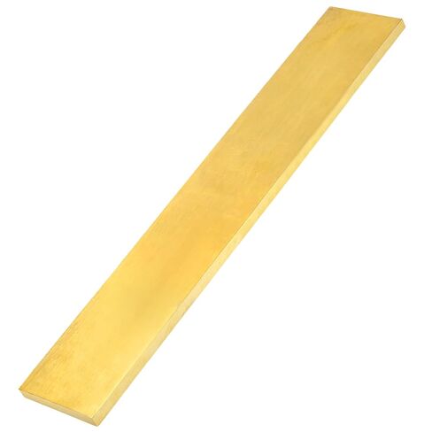 LEXININ 6 × 50 × 300 مم شريط نحاسي مسطح، 0.24 × 1.96 × 11.8 بوصة، مخزون صلب للطبق والحرف اليدوية، قطعتين in Kuwait