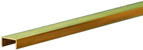 Brass Channel: 0.014" Wall1/4" X 1/8" Leg Lengths12" Long in Kuwait