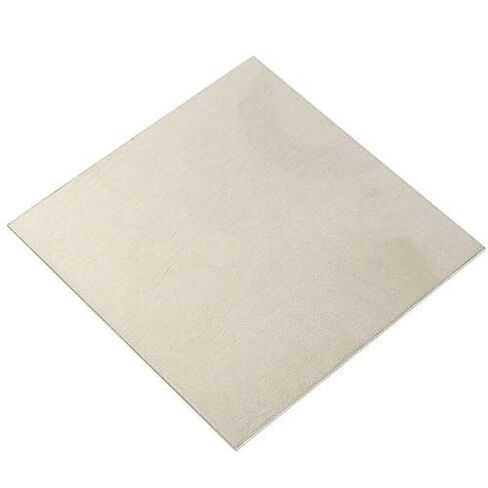 Pure Nickel (Ni) Anode Plate 100x100mm x 1mm for Electroplating, Corrosion & Heat Resistant, Silver Finish in Kuwait