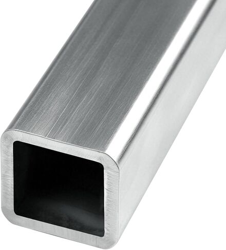 2" x 2"x 12" Long Structural Square Iron Tube, 1/4" Wall Thickness, Seamless Square Tubing DIY Metal Profile for Industrial or Home Improvement Projects, 1 Packs in Kuwait